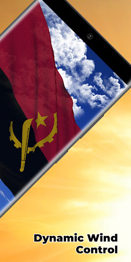 Angola Flag Live Wallpaper Screen 2