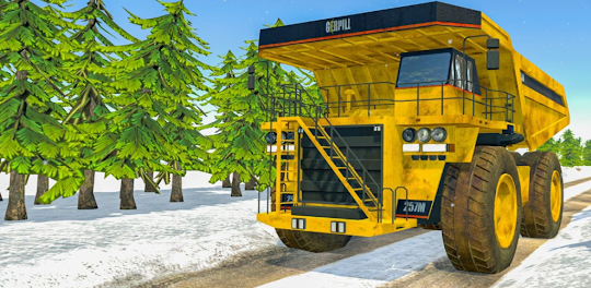 Snow Dump Truck Driving Game