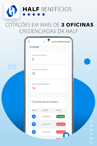 Half Benefícios Screen 2