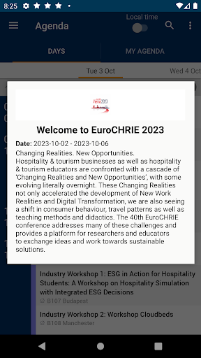 EuroCHRIE Vienna 2023 Screen 3