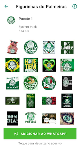 Figurinhas do Palmeiras Screen 2