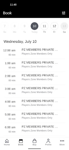 The Players Zone Screen 2