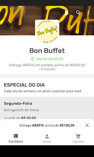 Bon Buffet Screen 2