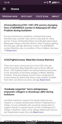 CSCNews Screen 2