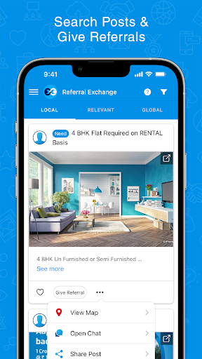 NetPal Global Referral Network Screen 2