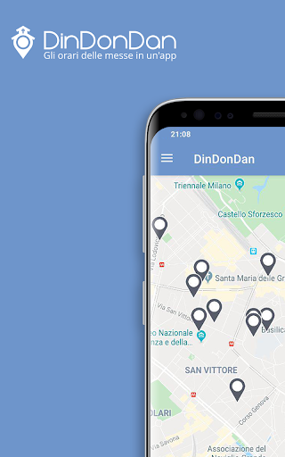 Android application DinDonDan – Mass times screenshort