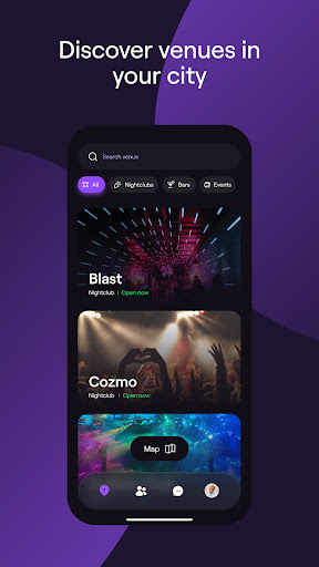 Android application Verge: Discover, Connect, Meet screenshort