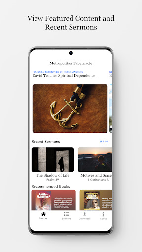 Android application Metropolitan Tabernacle screenshort
