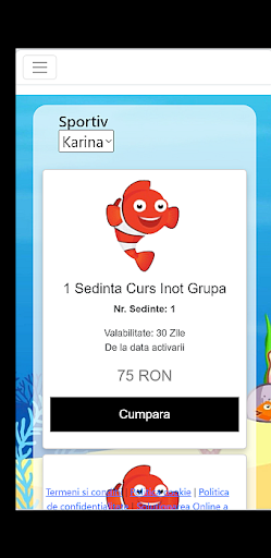 SwimmingTeam Screen 2