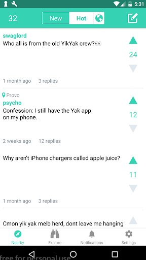 Android application Clacku screenshort