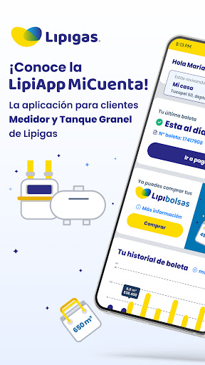 Android application LipiApp MiCuenta screenshort