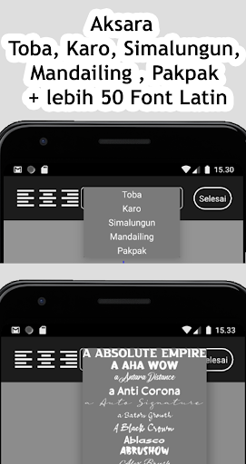Aksara Batak Screen 3