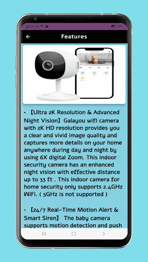 galayou security camera guide Screen 2