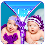 Cute Baby Zip LockScreen Prank icon