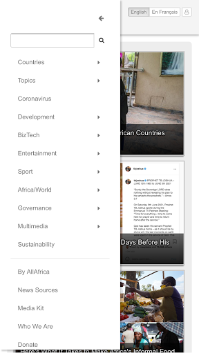 AllAfrica Screen 2