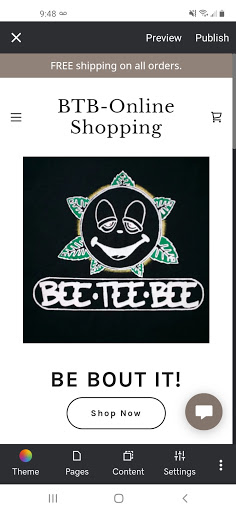 Android application BTB-Online Shopping screenshort