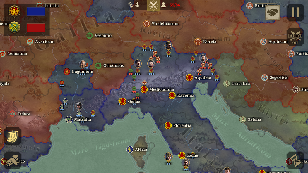 Great Conqueror: Rome War Game banner