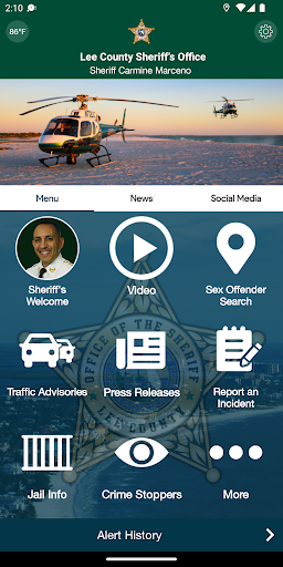 Android application Lee County Sheriff, FL screenshort
