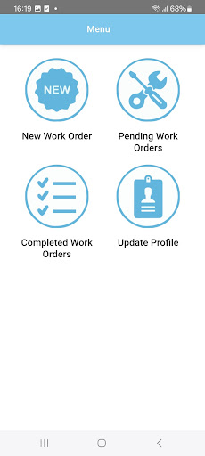 IHH Work Order System Screen 2