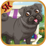 Pug The dog Makeover Doctor Game icon