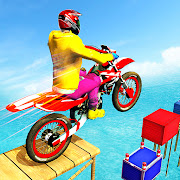 Tricky Stunt Bike Racing Games 3D: Bike Games 2021 4.4 Icon