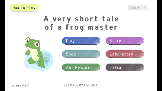 A short tale of a frog master
