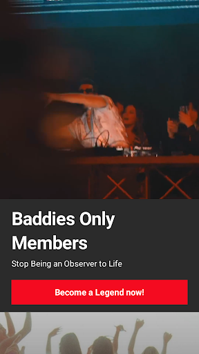 Android application Baddies Only Members screenshort