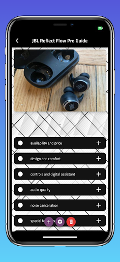 Android application JBL Reflect Flow Pro Guide screenshort