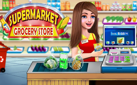 Supermarket Cash Register Sim apklade screenshots 2