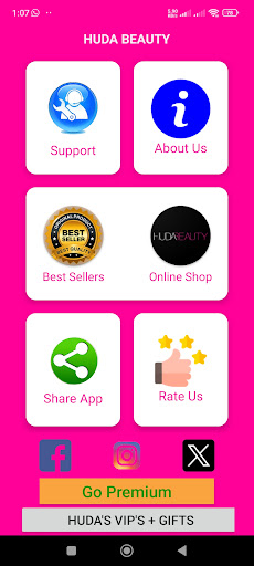 Android application Huda Beauty & Skin Care Store screenshort