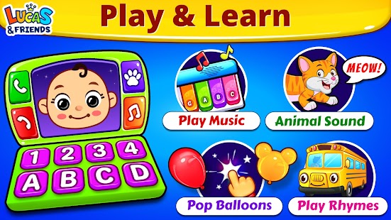 Baby Games: Piano & Baby Phone Screenshot