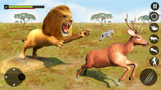 Lion Simulator 3D Animal Games 1.0.2 APK + Mod (Unlimited money) untuk android