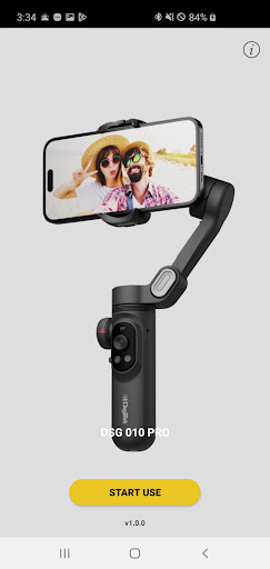 Android application Digitek Gimbal screenshort