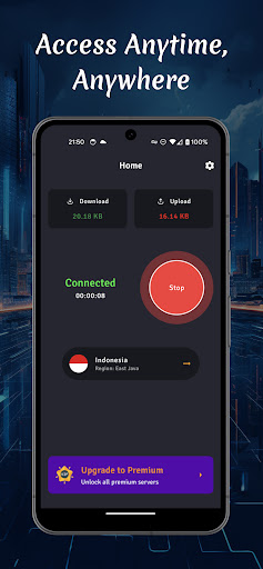 Jet VPN: Fast Secure Link Screenshot 3 - AppWisp.com