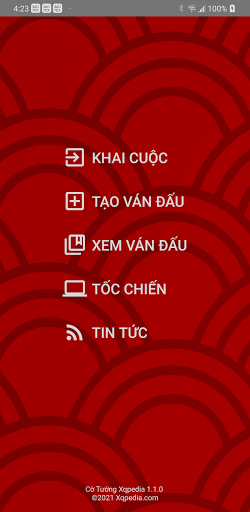 Android application Cờ Tướng Xqpedia screenshort