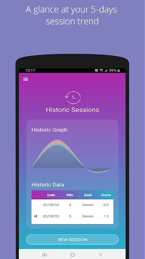 Android application Entrain Cognitive screenshort