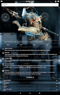 Warframe Companion Screenshot