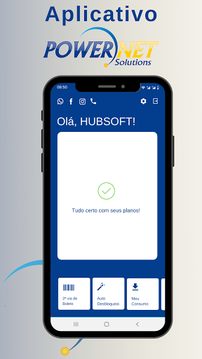 Android application Powernet screenshort