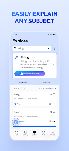 Screenshot of Vaia: Study, Notes, Flashcards