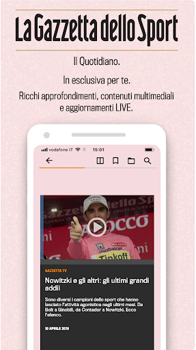 Gazzetta Reader Screen 2