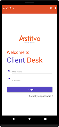 Android application Astitva Investments screenshort