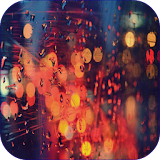 City Lights Rain Wallpapers icon