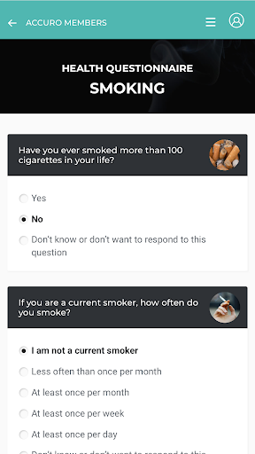Accuro Health Hub Screen 2