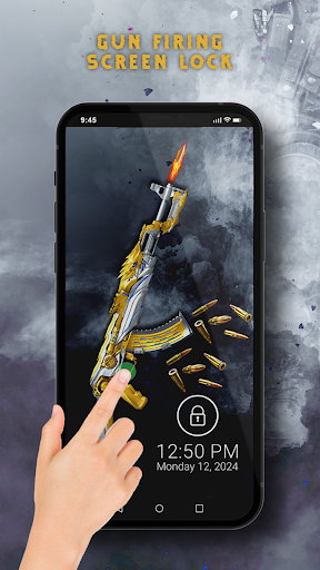 Android application Rifle Shooting Lock Screen screenshort