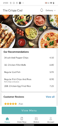 The Crispy Cod Screen 2
