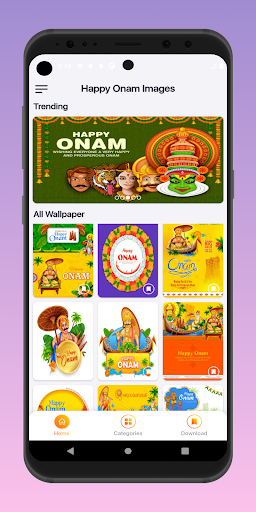 Android application Happy Onam Images 2023 screenshort