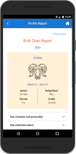 Jupiter Astrology Screen 2