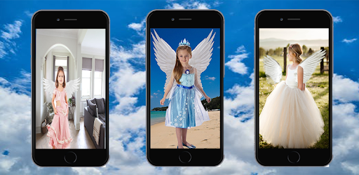 Angel Flying Wings Photo Edito