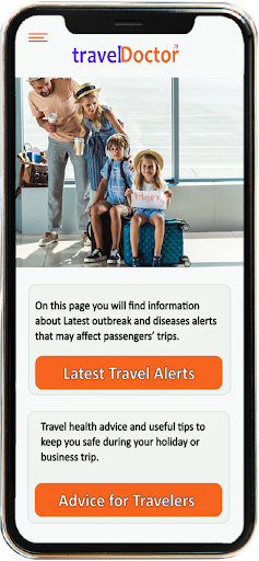 travelDoctor: Healthy Journeys Screen 3