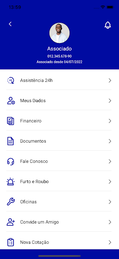 Android application Principal Auto Associados screenshort
